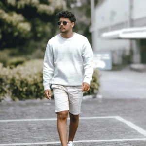 White Sweatshirt – Premium Athletic Performance Wear | Moneeb Apparels